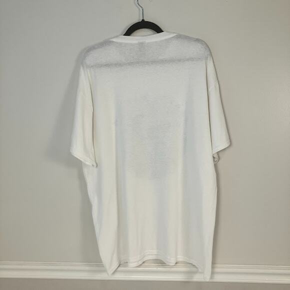 "Jesus, Walter" The Dude Big Lebowski Graphic Print Movie T Shirt White XL VTG - Picture 2 of 3